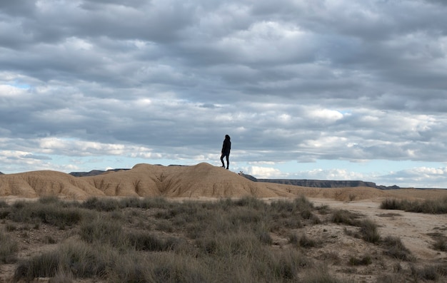 solitário no deserto