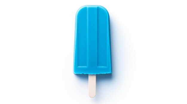 Un solo helado azul