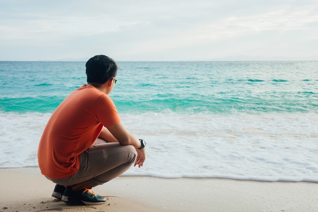 Foto solo la playa