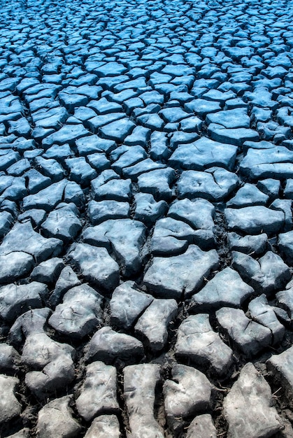 Solo quebrado no ambiente de Pampas Patagônia Argentina