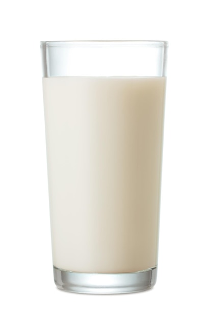 Solo vaso de leche fresca