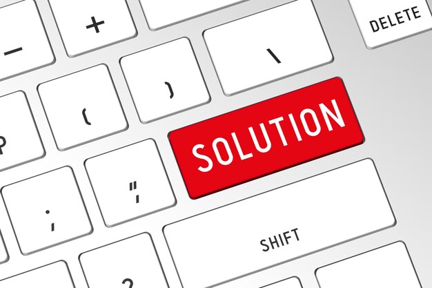 Solución teclado de computadora 3D