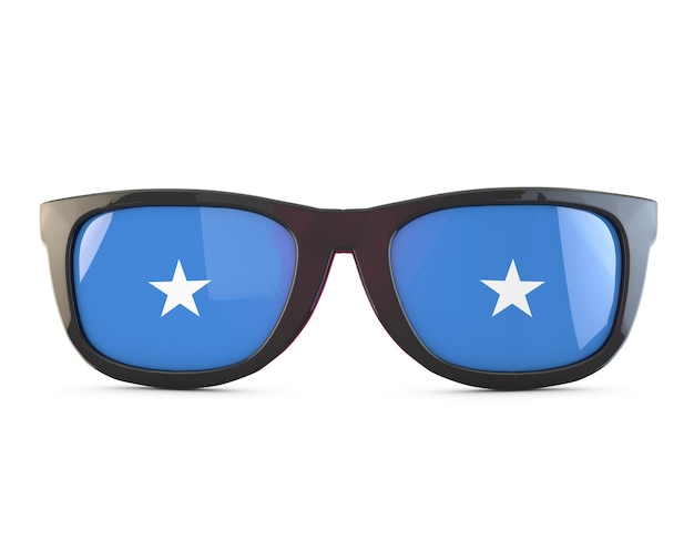 Somalia Flagge Sonnenbrille 3D-Rendering