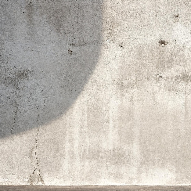 Foto sombra de la naturaleza en el fondo de textura de pared de hormigón ai generado