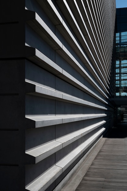 Sombras abstractas del edificio de la ciudad