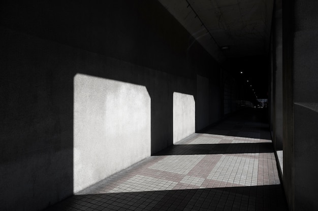 Sombras abstratas do edifício da cidade