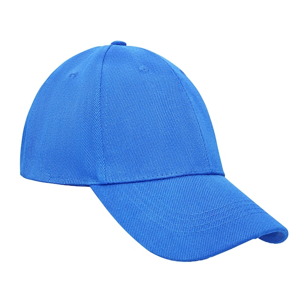 Sombrero de béisbol azul aislado