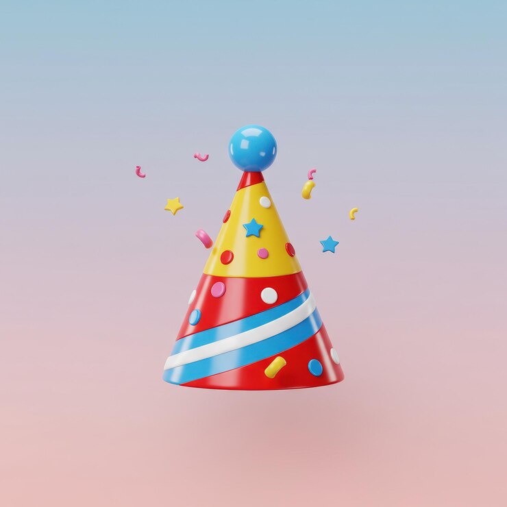 Sombrero de fiesta de colores