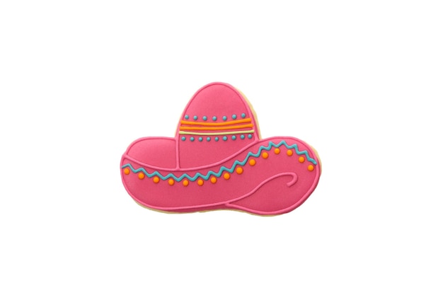 Sombrero mexicano de Papúa Nueva Guinea aislado sobre un fondo blanco