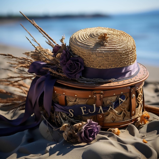 un sombrero con la palabra quot elora quot en él