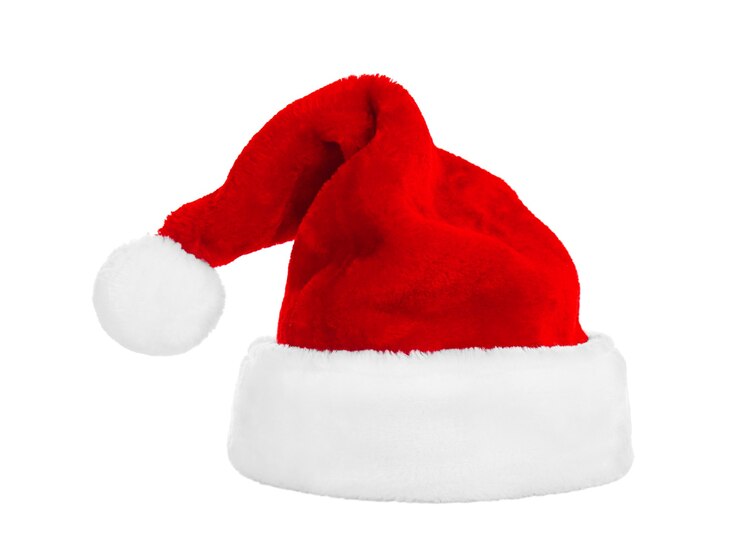 Foto sombrero rojo de papá noel