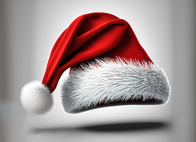 El sombrero de Santa Claus de Navidad 3D