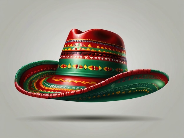 Foto sombrero sombrero imagen digital celebración de cinco de mayo
