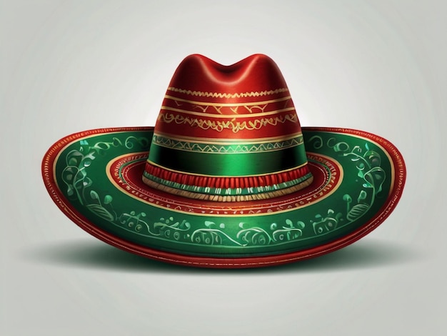 Sombrero sombrero imagen digital celebración de cinco de mayo