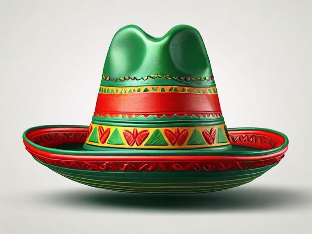 Foto sombrero sombrero imagen digital celebración de cinco de mayo