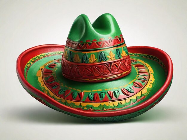 Sombrero sombrero imagen digital celebración de cinco de mayo