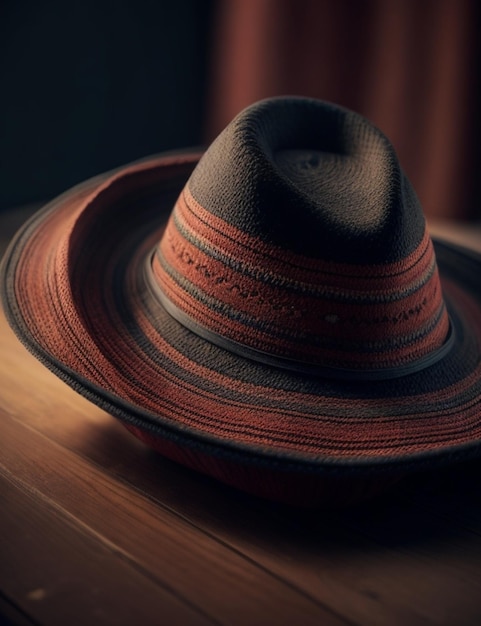 Foto sombrero tradicional mexicano