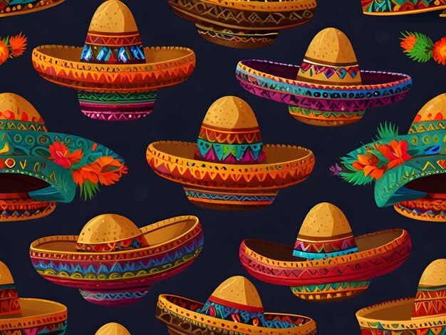 Foto sombreros que están impresos con las palabras souvenir