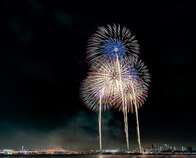 Sommer Feuerwerk Festival Japan