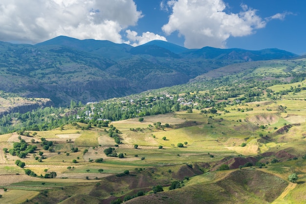 Sommer Hochplateau Hochland mit Giresun - Türkei - Schwarzes Meer