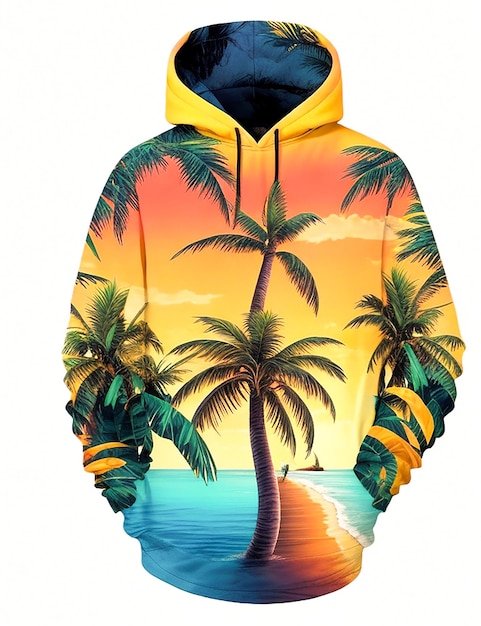 Sommer-Hoodie-Design, generiert von KI