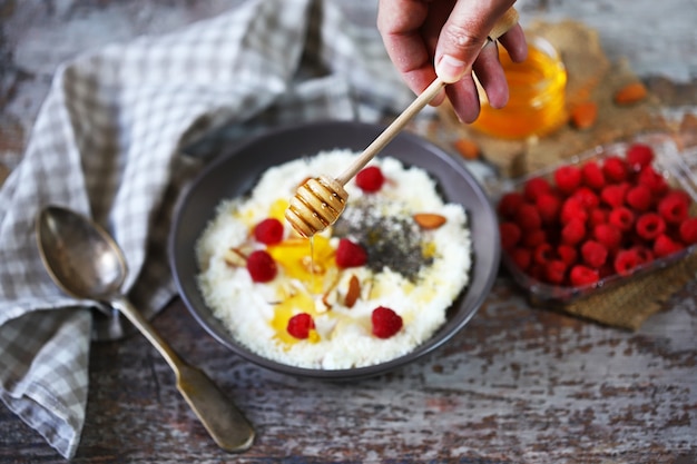 Sommer Keto Frühstück oder Dessert.