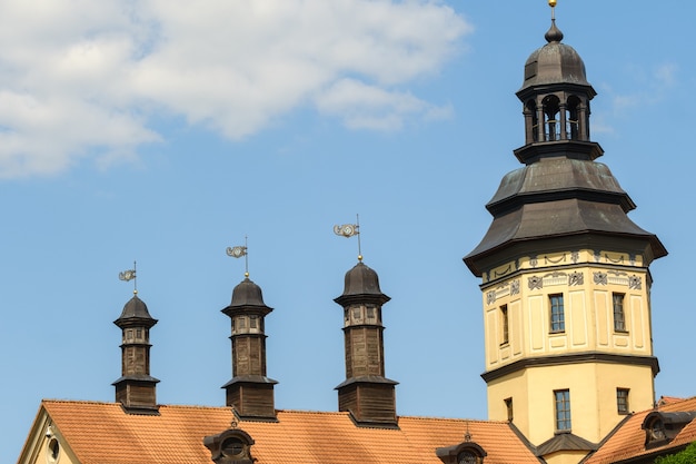 Sommer Schloss Nesvizh in der Stadt Nesvizh.Belarus