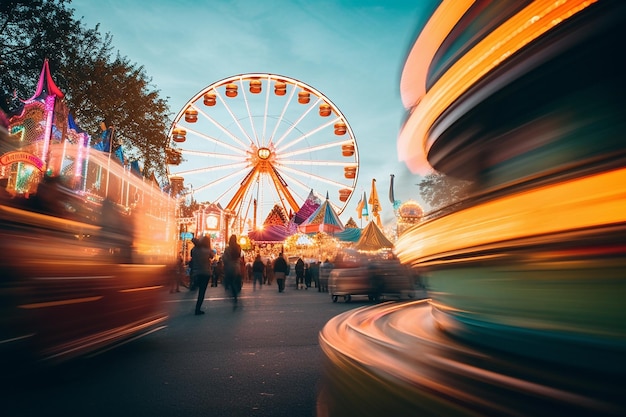 Sommer-Spektakel Freude am Riesenrad Extravaganz