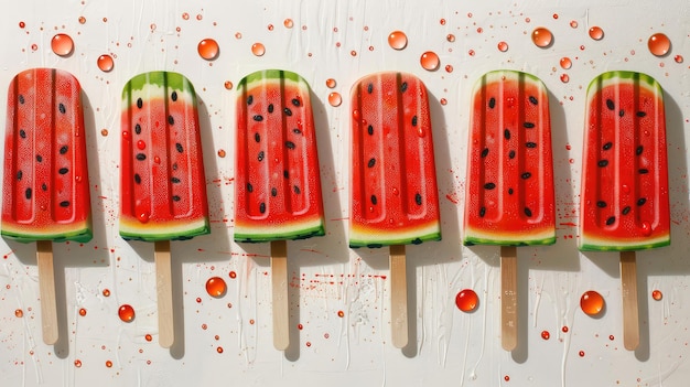 Foto sommer-wassermelonen-popsicles