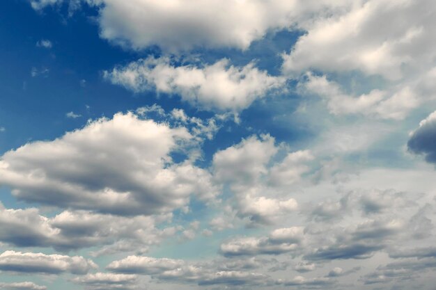 Sommer weiße Wolken, Himmelshintergrund