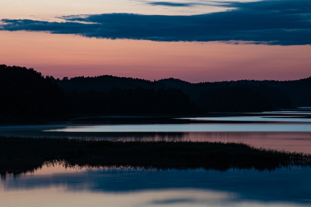 Sommerabend am See