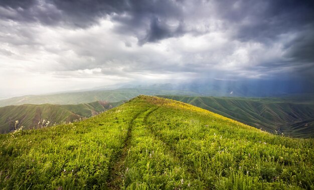 Sommerberge in Kasachstan