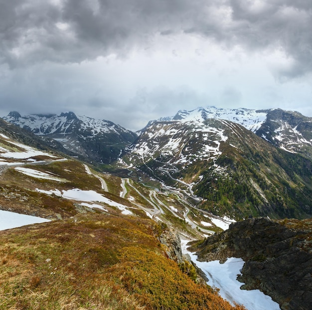 Sommerberglandschaft Grimselpass Schweiz