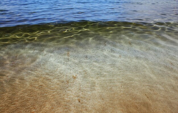 Sommerferien-Feiertagshintergrund eines tropischen Strandes und des blauen Meeres Hawaii-Strand