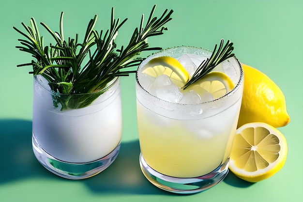 Sommerfrisches Limonadengetränk