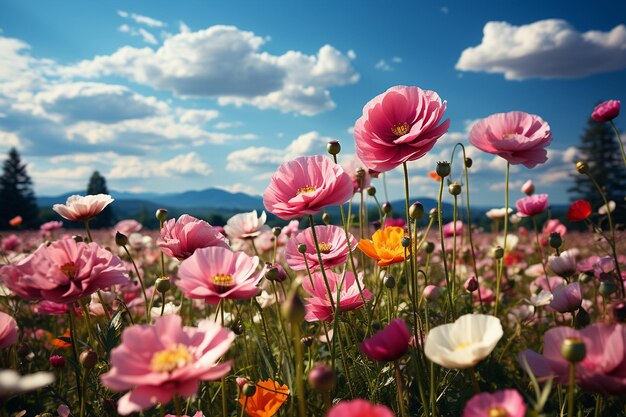 Foto sommerlandschaft für zoom-tapeten