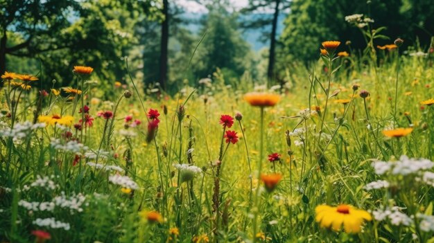 Sommerlandschaftsfoto