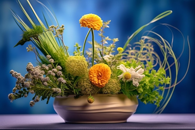 Foto sommerliches flora-arrangement-portrait