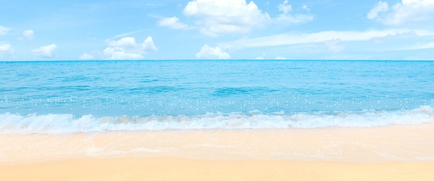 Foto sommerstrand und seabeach hintergrund