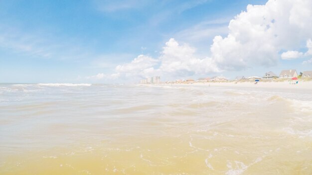 Sommerurlaub am Strand von South Carolina.