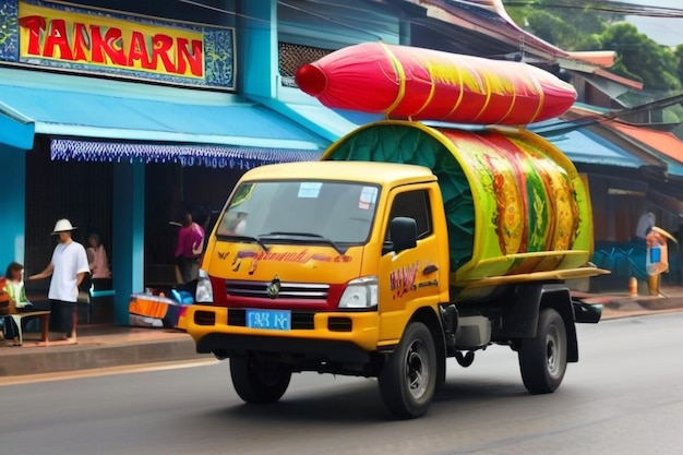 Songkran Banner Thailands Wasserfestival