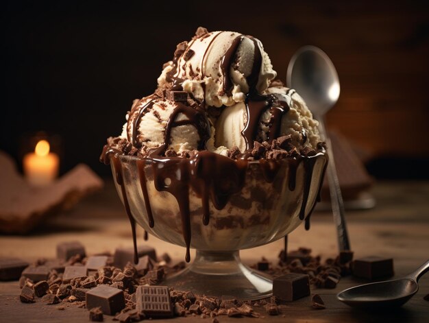 Sonho Chocolicious Irresistível Sinfonia de Extravagância de Gelado