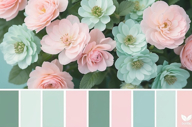 Foto sonhos pastel caprichosos, cor-de-rosa suave, azul bebé e verde hortelã numa delicada paleta de aquarelas.