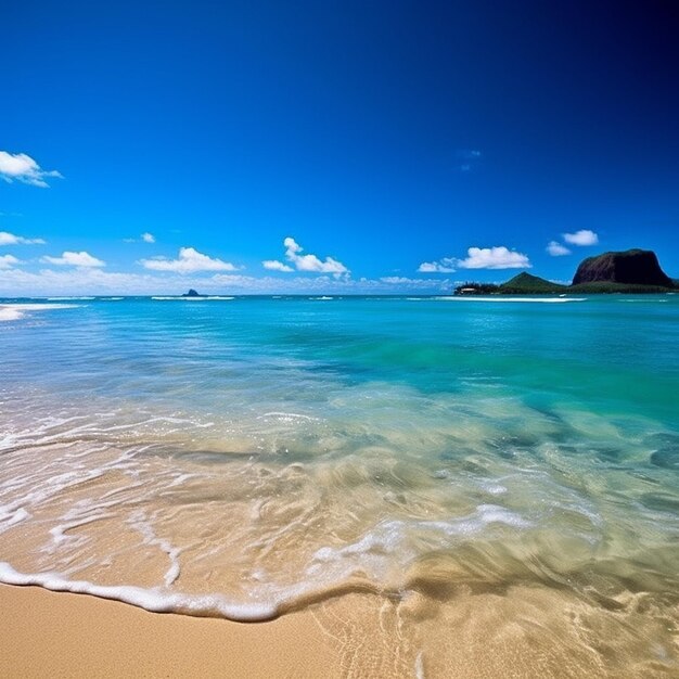 Sonne, blau, Strand