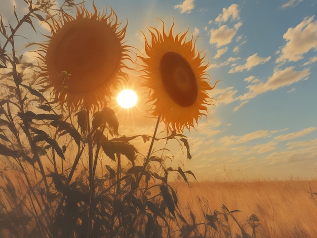 Sonne wunderschöne Nahaufnahme ai generiert