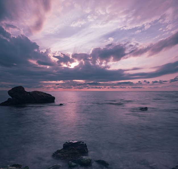 Sonnenaufgang am Meer