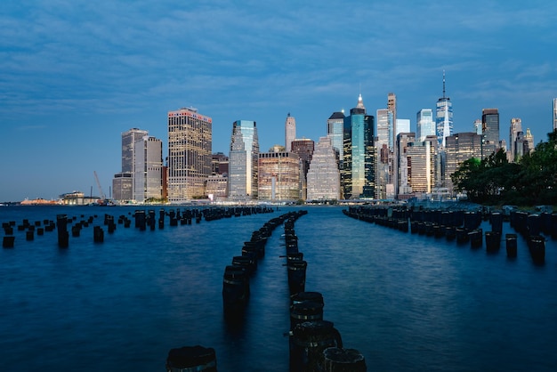 Sonnenaufgang am Pier 1 in New York
