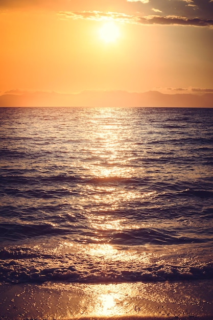 Sonnenaufgang am Strand