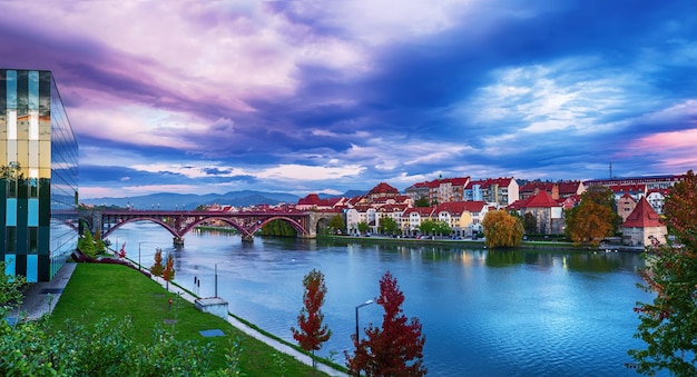 Sonnenaufgang in Maribor