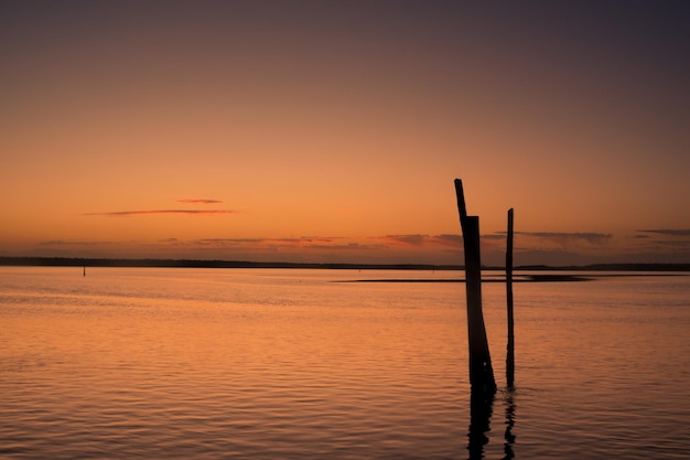 Sonnenaufgang über den Everglades von der Ostseite der Insel Chokoloskee.